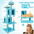 58.5inch Large Cat Tree Tower Condo - Image 3