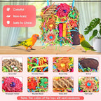 KATUMO Bird Toys, Parakeet Toys Bird Grass Mat Parrot Shredder Toys Lovebird - Image 3