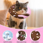Cat Cone Collar Soft, Adjustable Cat Recovery Collar Kitten Cones to Stop - Image 3