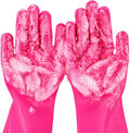Pecute Pet Grooming Gloves Large, Heat Resistant Dog Washing Gloves by pecute
