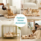 Cute Dog Bed, Faux Rabbit Fur Orthopedic Dog Bed - Image 3