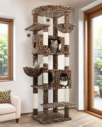 Globlazer Heavy Duty Cat Tree, 74inch Sturdy Cat Tower by Globlazer