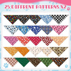 Kacctyen 50 Pcs Dog Bandanas Bulk Bandanas - Image 6