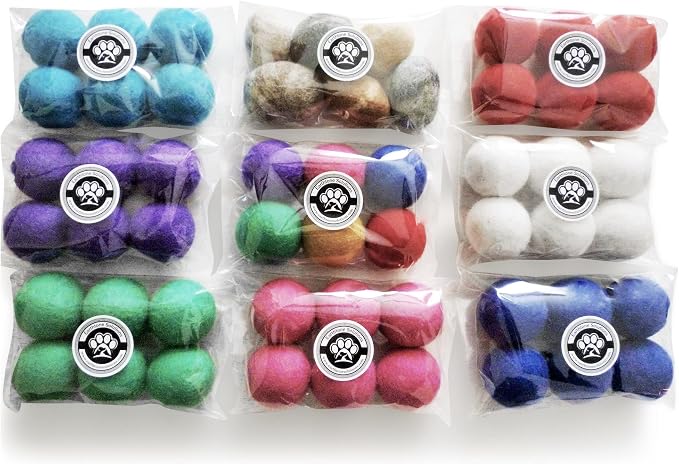 Wool Cat Toys - Silent Felt Balls - Image 5