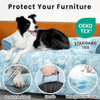 Calming Dog Couch Bed for Medium Dogs/Cats, 35 x 31 inch Waterproof Removable - Image 5
