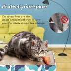 PEEKAB Cat Scratcher Cardboard Reversible Scratching Board Kitty Corrugated - Image 3