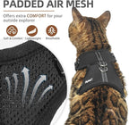 PUPTECK Cat Harness and Leash Set Escape Proof, Reflective Adjustable Soft Mesh - Image 2