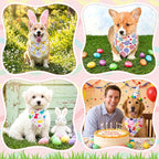 Aliceset 180 Pack Easter Dog Bandana Bulk, Easter Bandanas - Image 7