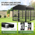 Sino Luban 2PCS Outdoor Dog Kennel Outside Run - Image 3