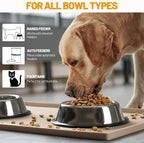 Hubulk Dog Feeding Mat, 100% Waterproof Food Grade Silicone Pet Food and Water - Image 6