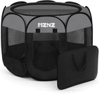 Dog Cat Playpen, Portable Puppy Pet Crate Indoor by MZNZ