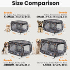 Beatrice Home Fashions Portable, Collapsible, Pop Up Kennel Travel Cat and Dog - Image 3