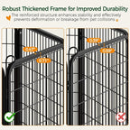 Yaheetech Dog Playpen Outdoor, 24 inch 24 Panels Dog Pen Indoor Heavy Duty - Image 8