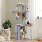 71.2" Tall Cat Tree for Indoor Cats by MUTTROS