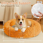 JOLLYVOGUE Calming Dog Bed Large Size Dog, Anti-Anxiety Donut Large Pet Bed - Image 5