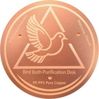 Bird Bath Purification Disk, 99.99% Copper Disc by Unknown