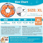 Inflatable Dog Cone with Transparent Shield, Protective Dog Donut Collar After - Image 3