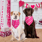 Valentines Dog Bandana St Patricks Day and Easter Dog Bandana XLarge 3PCS - Image 4