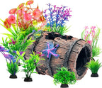 CousDUoBe Fish Broken Barrel Decor Fish Tank Decorations Betta Fish Tank by CousDUoBeAquariumfishtankdecoration