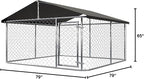 Outdoor Dog Enclosure Heavy Duty Dog Kennel House Mesh Dog Big Cage Pet Kennel - Image 8