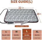 Pet Heating Pad 22x18 in with Smart Thermostat Switch and Power Line Protection - Image 2
