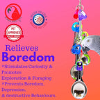 Bonka Bird Toys 1969 Spoon Delight Medium Large Parrot Bird Toy African Grey - Image 8