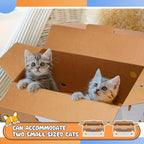 6 Pack Cardboard Pet Carrier 17.5 x 8.66 x 12.2 Inches Small Animal White Puppy - Image 7