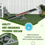 PawHut Wooden Dog Agility Seesaw - Image 6