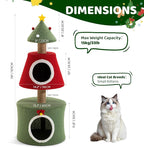COSIEST 40in Tall Christmas Cat Tree Tower - Image 2
