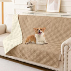 hyha Waterproof Dog Blanket, Reversible Pet Bed Blanket, Soft Sofa Couch Cover by hyha