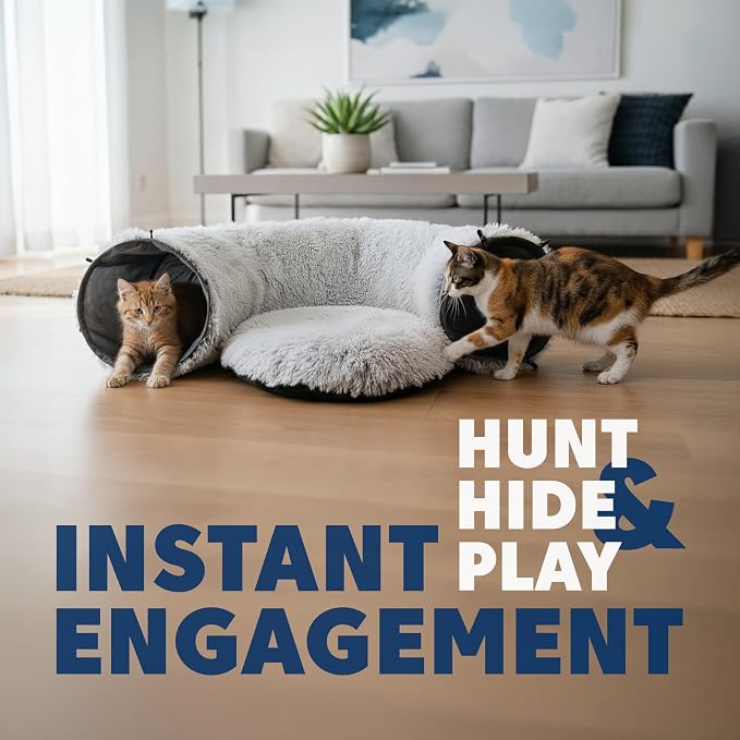 Cat Donut Tunnel Bed - Image 4
