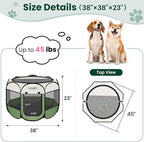 Love's cabin Pet Puppy Dog Playpen, Large Dog Tent Crates Cage Indoor/Outdoor - Image 3