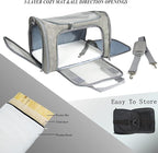 Soft Sided Carrier for Small Medium Cats Dogs, Removable Pad Collapsible Travel - Image 4