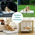 Dog Crate Bed for Medium Small Size Dogs, Rectangular Orthopedic Dog Beds - Image 6