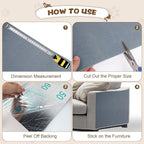 Eunice Cat Scratching Mat, Self-Adhesive Cat Scratch Carpet, Trimmable - Image 4