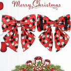 Christmas Dog Collar with Bow Tie, Christmas Collar - Image 3