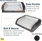 Serta Orthopedic Supportive Foam Quilted Couch Dog Bed - Image 3