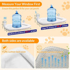L&W BROS. 2PC Cat Window Perch Cushion Bed Cat Hammock - Image 3