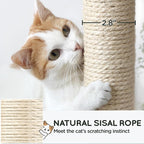 Yaheetech Cat Tree Cat Tower, 63in Multi-Level Kitten Tree w/Sisal-Covered - Image 7