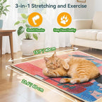 3-in-1 Sisal Cat Scratcher Mat 23.6x15.7 – Durable Scratch Rug Use - Image 8