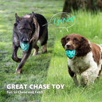 EASTBLUE Squeaky Dog Toys for Aggressive Chewers: Rubber Interactive Puppy Ball - Image 5