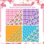 PAWCHIE Spring Dog Bandanas Small Reversible Styles Pet Triangle Scarf Bibs - Image 3