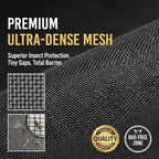 Premium Magnetic Screen Door, Heavy-Duty Reinforced Mesh, Ultra-Dense Weave - Image 3