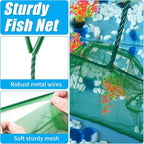 AQUANEAT 8 Inch Aquarium Fish Net, Wastes Skimming Cleaning Tool - Image 5