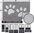 Buganda Dog Door Mat for Muddy Paws, Absorbent Dirt Trapper Washable Indoor - Image 2