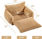 Hollypet Cat Bed Fluffy Plush Mutifuctional Double-Layer Soft Pet Couch - Image 3
