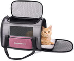 BurgeonNest Cat Carriers for Medium Puppy Under 25 lbs, Pet Carrier for Cats by Lifelongfriendsbelovedfamily