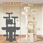 SHA CERLIN 81in Multi-Level Tall Cat Tree Tower - Image 4