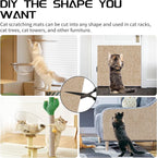 2 Pcs Total 78.8"x15.8" Cat Scratch Mat, Cat Scratch Couch Furniture Protector - Image 6