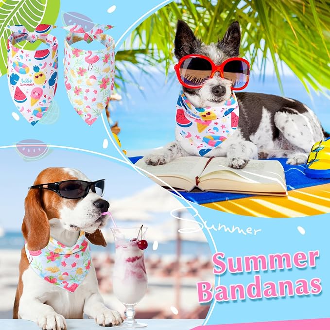 Sweetude 100 Pieces Dog Bandanas Bulk, Bandanas - Image 7